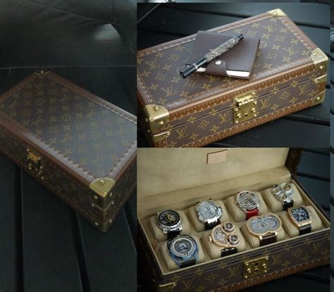 3 watch case louis vuitton|Louis Vuitton watch trunk.